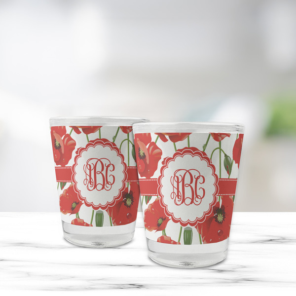 Poppies Glass Shot Glass - Standard - LIFESTYLE