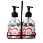 Poppies Glass Soap & Lotion Bottles (Personalized)