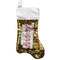 Poppies Gold Sequin Stocking - Front