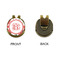 Poppies Golf Ball Hat Clip Marker - Apvl - GOLD