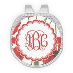 Poppies Golf Ball Marker - Hat Clip - Silver