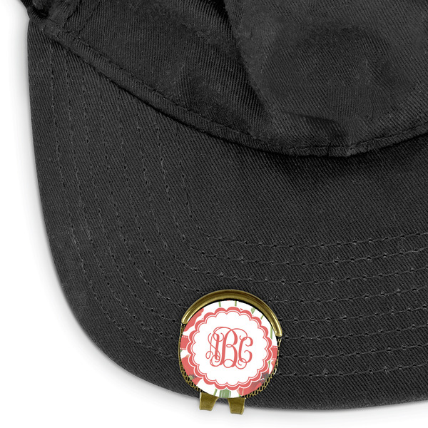 Poppies Golf Ball Marker Hat Clip - Main - GOLD