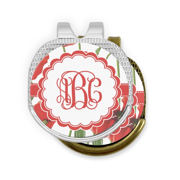 Poppies Golf Ball Marker Hat Clip - PARENT/MAIN