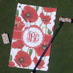Poppies Golf Towel Gift Set (Personalized)