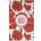 Poppies Golf Towel (Personalized) - APPROVAL (Small Full Print)