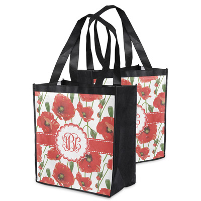 Poppies Grocery Bag (Personalized)
