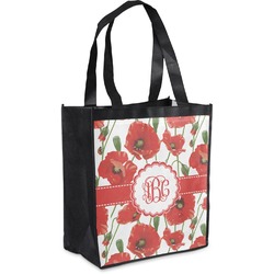 Poppies Grocery Bag (Personalized)
