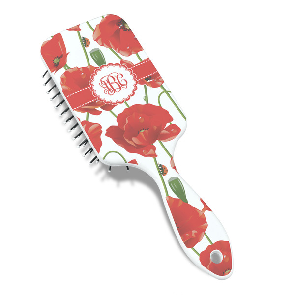 Poppies Hair Brush - Angle View