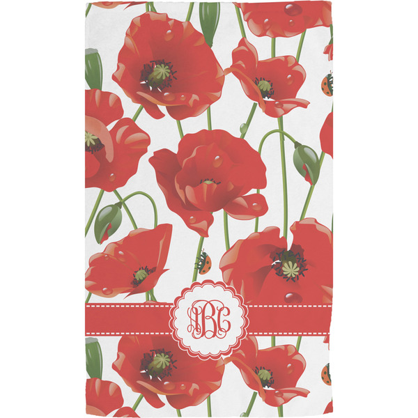 Poppies Hand Towel (Personalized) Full