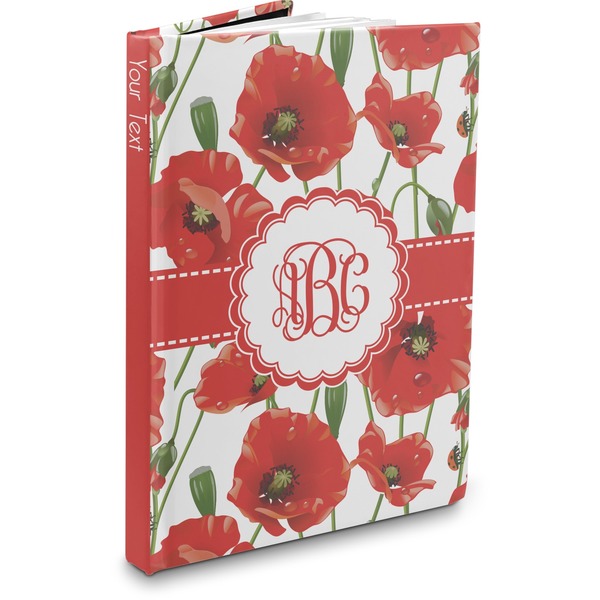 Custom Poppies Hardbound Journal - 5.75" x 8" (Personalized)