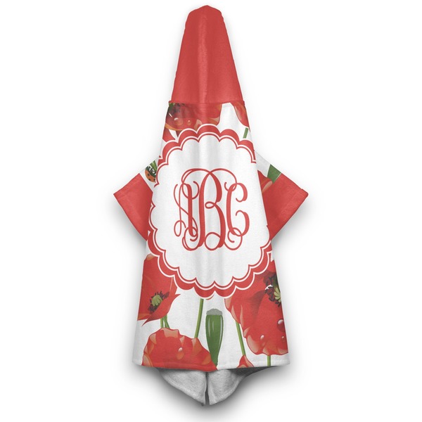 Poppies Hooded Towel - Hanging