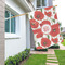 Poppies House Flags - Double Sided - LIFESTYLE