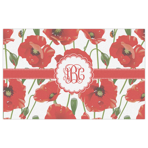 Poppies Indoor / Outdoor Rug - 5'x8' - Front Flat