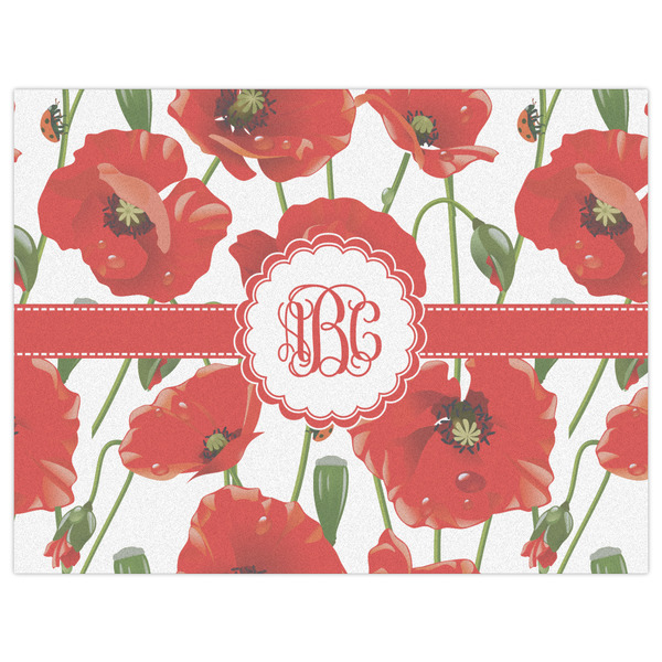 Poppies Indoor / Outdoor Rug - 6'x8' - Front Flat