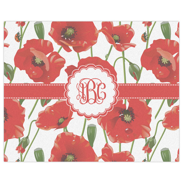 Poppies Indoor / Outdoor Rug - 8'x10' - Front Flat