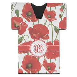 Poppies Jersey Bottle Cooler (Personalized)