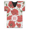Poppies Jersey Bottle Cooler - FRONT (flat)