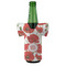 Poppies Jersey Bottle Cooler - FRONT (on bottle)