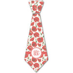 Poppies Iron On Tie - 4 Sizes w/ Monogram