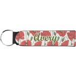 Poppies Neoprene Keychain Fob (Personalized)