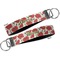 Poppies Key-chain - Metal and Nylon - Front and Back