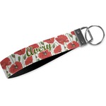 Poppies Webbing Keychain Fob - Small (Personalized)