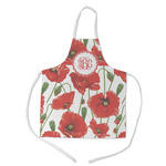 Poppies Kid's Apron w/ Monogram