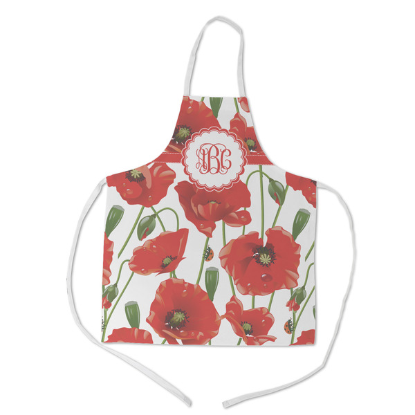 Custom Poppies Kid's Apron w/ Monogram