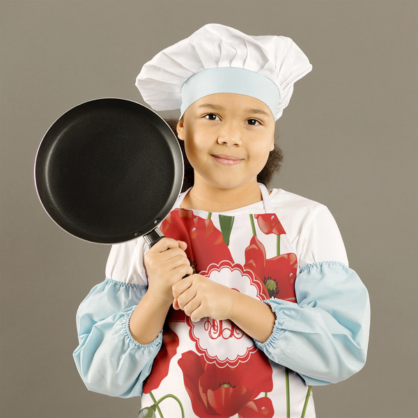 Poppies Kid's Aprons - Medium - Lifestyle