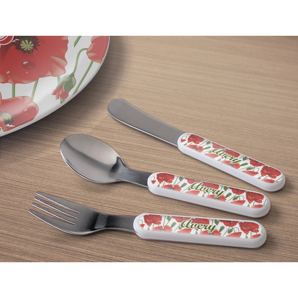 Poppies Kids Flatware w/ Plate