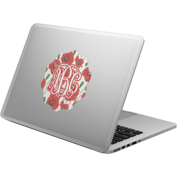 Custom Poppies Laptop Decal (Personalized)