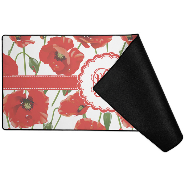 Poppies Large Gaming Mats - FRONT W/ FOLD