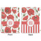 Poppies Large Laundry Bag - Front & Back View