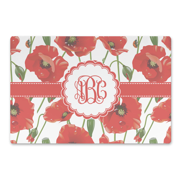 Custom Poppies Large Rectangle Car Magnet (Personalized)