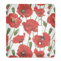 Poppies Light Switch Cover (2 Toggle Plate)