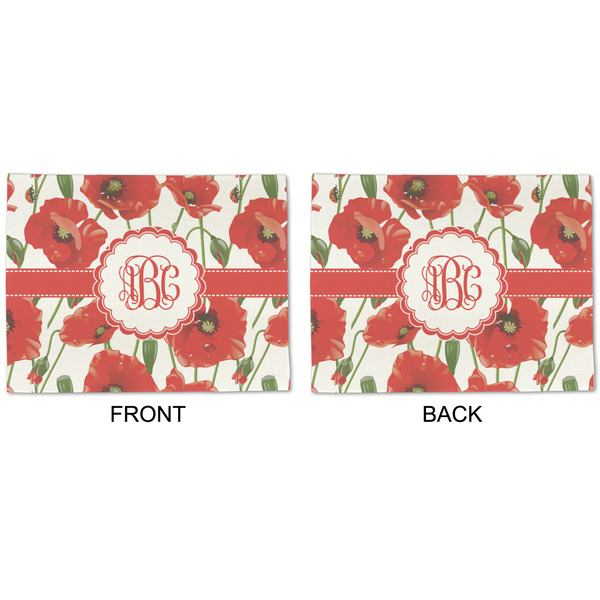 Poppies Linen Placemat - APPROVAL (double sided)