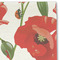 Poppies Linen Placemat - DETAIL