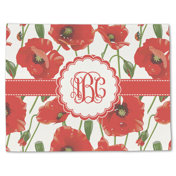 Poppies Linen Placemat - Front