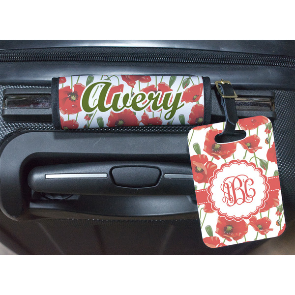 Poppies Luggage Wrap & Tag