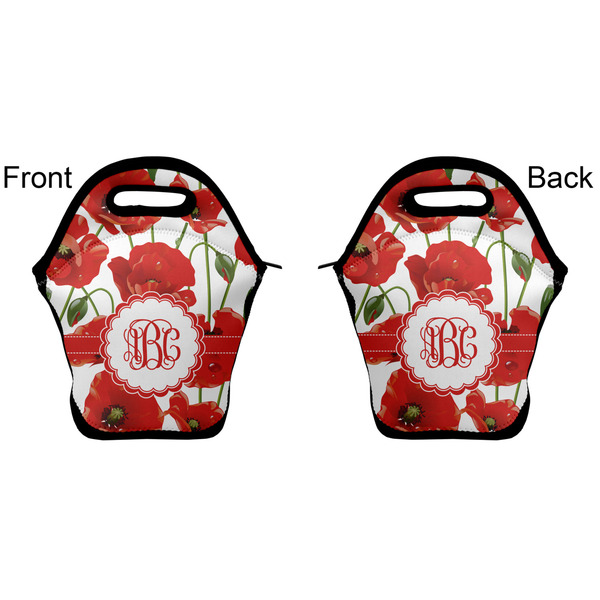 Poppies Lunch Bag - Front and Back