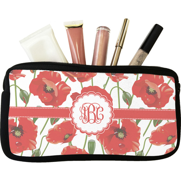 Custom Poppies Makeup / Cosmetic Bag - Small (Personalized)