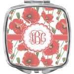 Poppies Compact Makeup Mirror (Personalized)