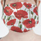 Poppies Mask - Pleated (new) Front View on Girl
