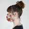 Poppies Mask - Side View on Girl