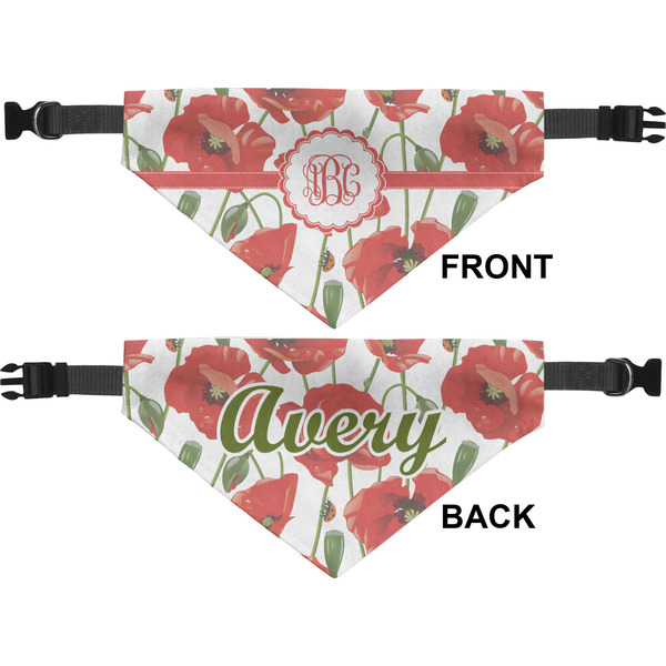Poppies Medium Dog Bandana Approval