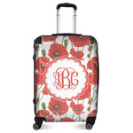 Poppies Suitcase - 24" Medium - Checked (Personalized)