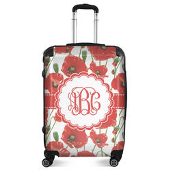 Poppies Suitcase - 24" Medium - Checked (Personalized)
