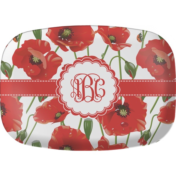 Custom Poppies Melamine Platter (Personalized)