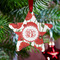 Poppies Metal Star Ornament - Lifestyle