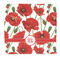 Poppies Microfiber Dish Rag - Front/Approval